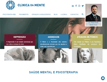 Tablet Screenshot of clinicadamente.com